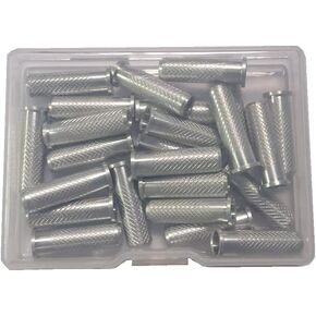 DarkForest 24pcs AL-1 Standard Archery Arrow Inserts Aluminum Arrow Insert for ID .244 Arrow Shaft