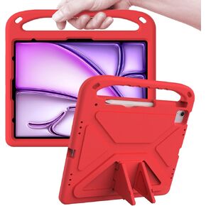 ATOOZ Kids Case for iPad air 13 inch 2024 (M2) / iPad Pro 13 inch 2024 (M4), Cover with Shockproof Handle Stand for iPad Pro 13 7th Gen 13" Tablet (Purple)