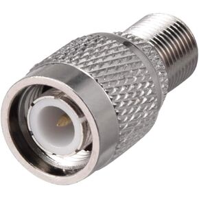 uxcell TNC Male to F Female Brass Connector RF Coaxial Coax Adapter 1pcs
