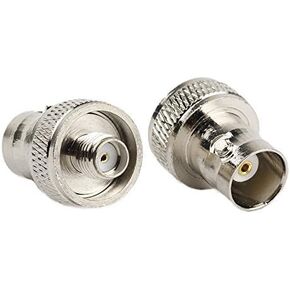 Eagles (Pack of 2 SMA Female to BNC Female Connector Convert Adapter Compatible with BaoFeng Two Way Radio UV-5R FD-880 Project Mobile Antenna
