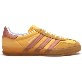 حذاء رياضي نسائي من Adidas Gazelle للاستخدام الداخلي، نصف سبارك ووندر كلاي، مقاس 10.5
