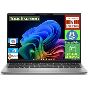 Dell Latitude 7455 Laptop 14.0" Touchscreen WQXGA Display (Qualcomm Snapdragon X Elite X1E-80-100, 16GB LPDDR5X, 2TB M.2 PCIe SSD, Qualcomm Adreno, Backlit KB, Fingerprint, WiFi 7, Win 11 Pro)