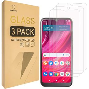Mr.Shield Screen Protector Compatible with BLU View 4 [Tempered Glass] [3-PACK] [Japan Glass with 9H Hardness]