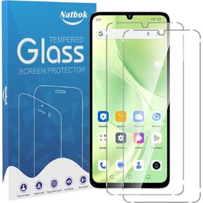 2 Pack Compatible with UMIDIGI G9 5G/UMIDIGI G9T/G9C/G9A Screen Protector,Full Coverage 9H Tempered Glass Film,HD Clear Scratch Resistant,Bubble-Free for UMIDIGI G9 5G Screen Protector