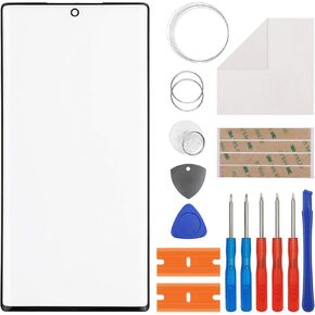 Duotipa Front Glass Screen Replacement Compatible with Samsung Galaxy Note 10 6.3 inch,Front Outer Lens Glass Screen for SM-N970F SM-N970U with Tools-No LCD Screen and Touch Digitizer