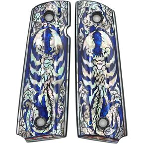 Mother of Pearl Grips for 1911 Standard Full Size Colt Government and Commander Kimber, Springfield, Remington, Taurus PT 1911