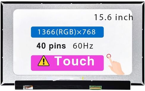 شاشة بديلة 15.6 بوصة B156XTN08.1 B156XTN08.0 HW0A لـ HP 15-DY0025TG 15-DY2062NR 15-DY2087NR 15-DY2073NR 15-DY2078NR 15-EF0008CA لوحة عرض LCD 30 دبوس 60 هرتز (HD 1366 × 768 غير- اللمس) in Kuwait