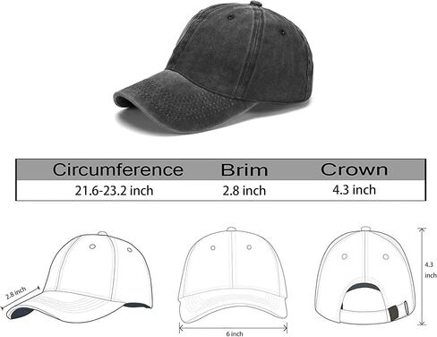 llabi Baby Baseball Cap for Men Women Adjustable Hat in Kuwait