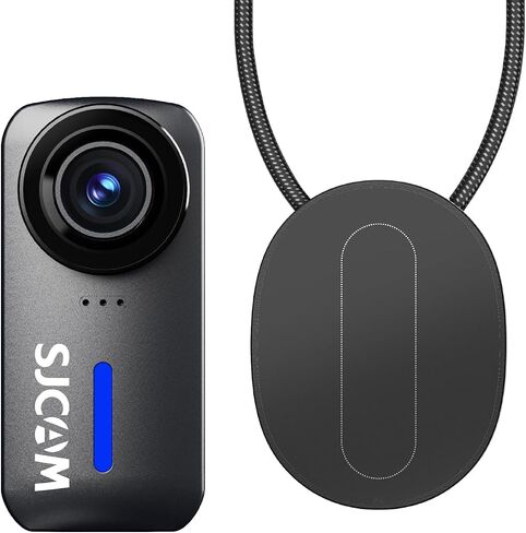 SJCAM Pocket Cam, 4K Small Action Camera, with Magnetic Lanyard, Stabilization, Waterproof, Mini Body Camera,170° FOV, Built-in Speaker&Mic, with Helmet Mount Kits, Black in Saudi Arabia