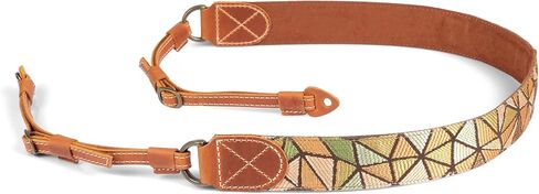 MegaGear SLR, DSLR Chelly Series Genuine Leather Camera Shoulder or Neck Strap - Brown in Saudi Arabia