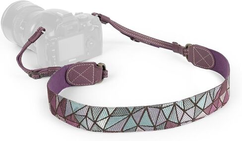 حزام كتف أو رقبة من الجلد الأصلي من سلسلة MegaGear SLR، وDSLR Chelly - بني in Kuwait