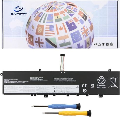 استبدال بطارية الكمبيوتر المحمول L18M4PF1 L18D4PF1 لجهاز Lenovo Yoga 9-15IMH5 82DE، Yoga C940-15IRH 81TE، IdeaPad S740-15IRH Series 5B10T83738 5B10U65276 5B10U65277 5B10W67244 15.36V 69Wh 4500 مللي أمبير (خط طويل) in Kuwait