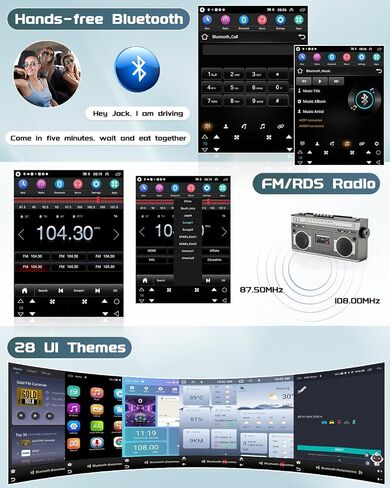 Roinvou [2G+64G] Car Radio for Dodge RAM 1500 2500 3500 2013-2018(Auto A/C) with Wireless Carplay/Android Auto, 9.7 Inch Android 13 IPS Touch Screen Car Stereo, Bluetooth, GPS Navi, WiFi, SWC, 28UI in Saudi Arabia