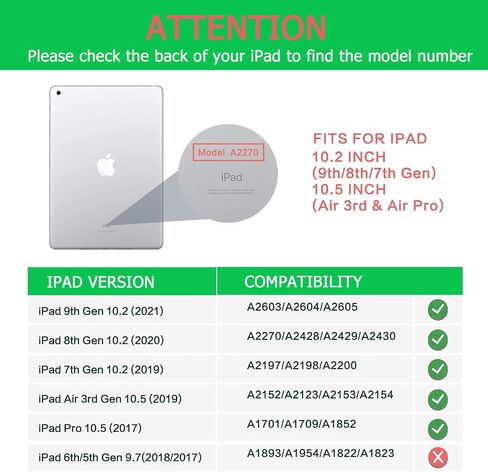 CHIN FAI Kids Case for iPad 10.2 2021 2020 2019, Cover for iPad 9th 8th 7th Generation/iPad Air 3 10.5/ iPad Pro 10.5 Kids Friendly Shockproof Silicone Handle Stand Case (Blue) in Kuwait