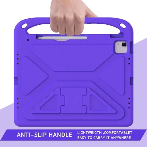 ATOOZ Kids Case for iPad air 13 inch 2024 (M2) / iPad Pro 13 inch 2024 (M4), Cover with Shockproof Handle Stand for iPad Pro 13 7th Gen 13" Tablet (Purple) in Saudi Arabia