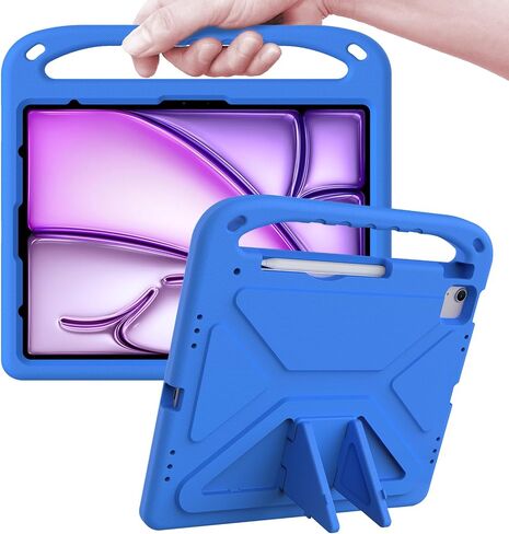 ATOOZ Kids Case for iPad air 13 inch 2024 (M2) / iPad Pro 13 inch 2024 (M4), Cover with Shockproof Handle Stand for iPad Pro 13 7th Gen 13" Tablet (Purple) in Saudi Arabia
