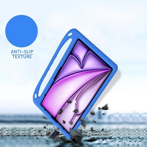 ATOOZ Kids Case for iPad air 13 inch 2024 (M2) / iPad Pro 13 inch 2024 (M4), Cover with Shockproof Handle Stand for iPad Pro 13 7th Gen 13" Tablet (Purple) in Saudi Arabia