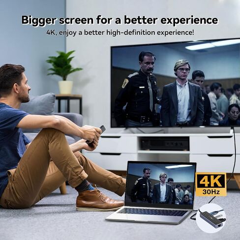 USB C Hub (5 in 1), SETMSPACE Travel Hub with 4K HDMI Display and 5Gbps USB-A Data Ports, PD 60W, RJ45 1000Mbps Ethernet port for MacBook, MacBook Air, Dell XPS, Lenovo Thinkpad, HP Laptops and More in Kuwait