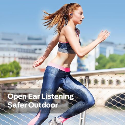 Monster Aria Free Open Ear Headphones, Air Conduction Headphone Wireless Bluetooth, Lightweight Earphones with ENC Clear Talk, 8H Playtime, Sport Earphone for Running, Cycling, Driving, Hiking in Saudi Arabia