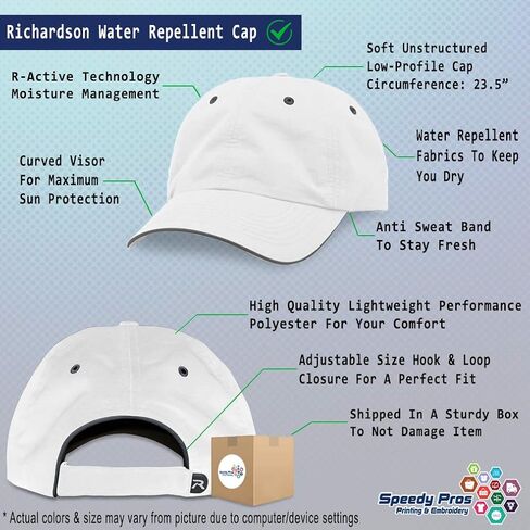 Richardson Soft Running Hat Iceland Flag Embroidery Waterproof Baseball Cap in Kuwait