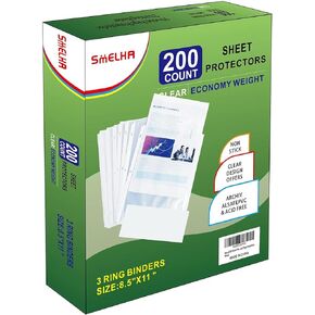 Sheet Protectors 600 Page,Page Protector 8.5" x 11" ，Upgraded Thick Material,for 3 Ring Binder, Top Loading Paper Protector with Reinforced Holes,Holds Multiple Sheets