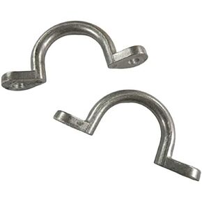 Replace Trailer Tie Loop 2" I.D. Aluminum Bolt-On Lashing Rope Tie Down Ring Horse (2 Pack)