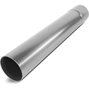 DNA MOTORING ZTL-PP-30-0-SS 18 Inch Straight Tube DIY Stainless Steel Exhaust Tubing,3" OD,Universal Fit,Polished Finish