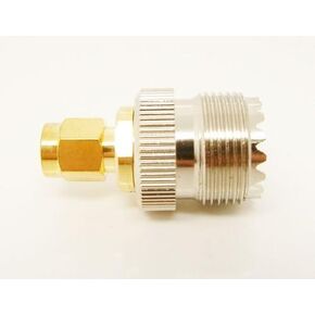 Saide 5pcs RF coaxial Coax Adapter SMA Male to UHF Female SO-239 SO239