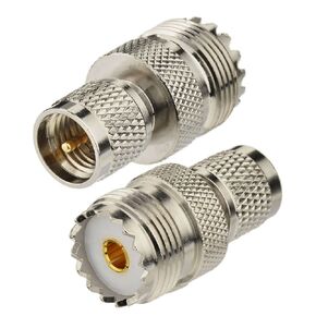 wlaniot PL-259 Connectors Crimp PL 259 UHF Male Plug RF Coaxial Connector for LMR400 9913 RG214 RG213 Coax Cable 5Pcs