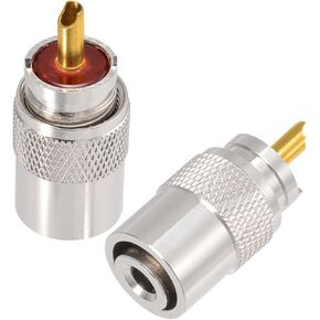 wlaniot PL-259 Connectors Crimp for LMR400 9913 RG214 RG213 Coax Cable 5Pcs in Kuwait