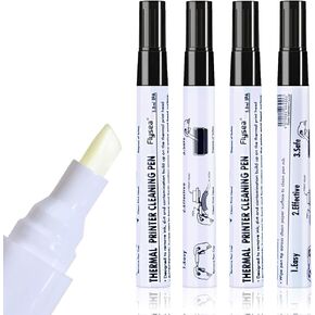 Thermo Printer Printhead Cleaning Pen for Thermal Receipt Shipping Label POS Card Printer Cleaner 4pcs