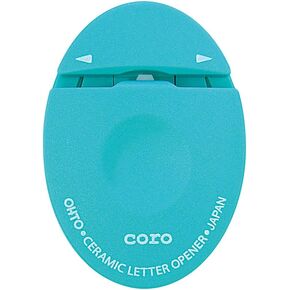 Ohto letter opener ceramic letter opener white CLO-700C-BL blue