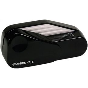 Martin Yale 1624 Manual Letter Opener, Automatically Activates When Envelope is Inserted, Blades are Fully Enclosed - Black