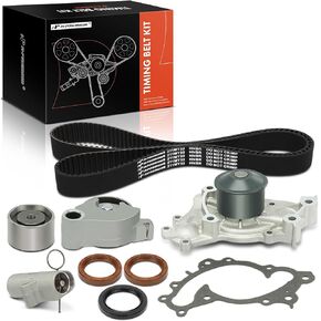 A-Premium 9PCS Engine Timing Belt Kit + Water Pump W/Tensioner Compatible with Toyota Camry 94-01, Sienna 98-03, Avalon 95-04, Solara 99-03 & Lexus ES300 94-01, RX300 99-03