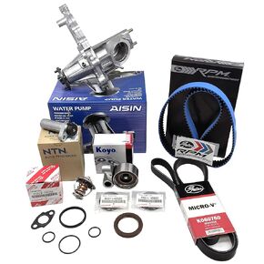 Gates Racing Belt | Complete Timing Belt KIT (As Pictured) Genuine/OEM | Kit: T-Belt, Water Pump, Seals, Pulleys, Hydraulic, Serpentine. Belt.