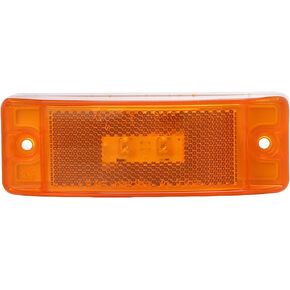 Grote 47073 SuperNova Sealed Turtleback II LED Clearance Marker Light (Built-in Reflector, Male Pin)