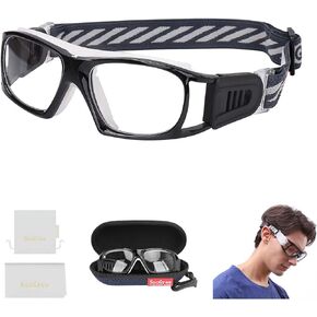 SooGree Sport Goggles Basketball Soccer Football Protective Eyewear Safety Goggles Adult Racquetball Goggles Lens Replaceable