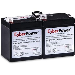 CyberPower RB1270X2A UPS Replacement Battery Cartridge, Maintenance-Free, User Installable, 12V/7Ah,Black, 2.75 x 7.08 x 4.17 inches