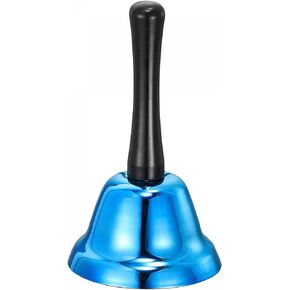 uxcell Loud Hand Bell, 75mm(2.95") Dia. Dinner Bell for Classroom, Service, Red