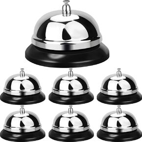 Yexiya Call Bell 3.35 Inch Diameter with Metal Anti-Rust Construction Service Bell for Hotels, Schools, Restaurants, Reception Areas, Hospitals, Warehouses(48 Packs)