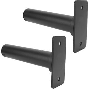 Wall Mounted Weight Plate Holder, 2pcs Load Up to 500lb Steel Barbell Holder Olympic Weight Plates, Stable Durable Wall Weight Storage Rack for Gym Fitness Mounting Hardware Includ