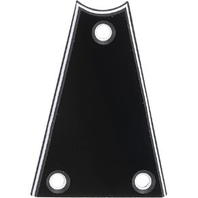 PATIKIL Metal Guitar Rod Cover Plate 3 Ply 3 Holes Black for Electric Guitar Bass Accessory