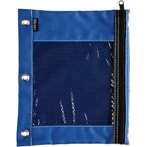 Filexec Products Soft Touch Pencil Pouch (18271),Blue