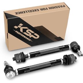 KSP Heavy Duty Tie Rod Ends Kits for Silverado Sierra 2500HD 3500HD 2011-2024, Front Lower Tie Rod Compatible with Chevy GMC, 0-6" Adjustable Tie Rod Kits Repalce OE Inner and Outer Tie Rod Assembly