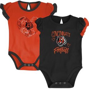 Outerstuff NFL Newborn Infants Too Much Love 2 Piece Creeper Bodysuit Romper Set in Kuwait
