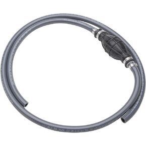 Attwood 93806ULP7 Universal Marine Boat Fuel Line Kit with Sprayless Fuel Connector, 6-Foot x 3/8-Inch