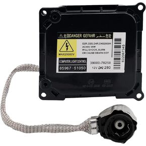 Xenon HID Headlight Ballast Control Unit with Igniter and D4S Bulb Compatible with Lexus IS250, RX350, GS350, ES350, GS300, GS350, Toyota Prius, Solara, Venza - Replaces OE# KDLT003 DDLT003 85967-5202