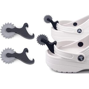 Croc Spurs-Croc أحذية رعاة البقر للرجال والنساء مع نتوءات - ملحقات التمساح - مشابك صغيرة متوافقة مع كروكس - محفزات التمهيد لسحر رعاة البقر المرح لحذائك in Kuwait