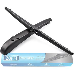 Rear Wiper Arm Blade, Replacement for Toyota Matrix 2009-2013, Highlander 2008-2013 - ZOFFI Back Windscreen Wiper Assembly Replacement - All Season Natural Rubber Cleaning Window