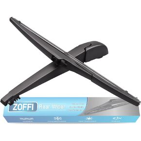 Rear Wiper Arm Blade, Replacement for Toyota Matrix 2009-2013, Highlander 2008-2013 - ZOFFI Back Windscreen Wiper Assembly Replacement - All Season Natural Rubber Cleaning Window